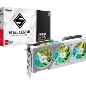 Tarjeta de video ASRock AMD Radeon RX 9060 XT Steel Legend