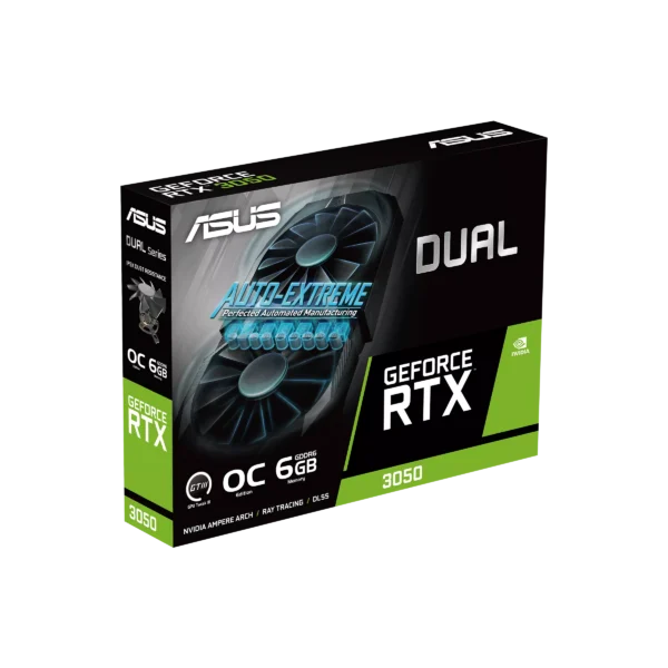 Tarjeta de video ASUS Dual RTX 3050 OC 6GB