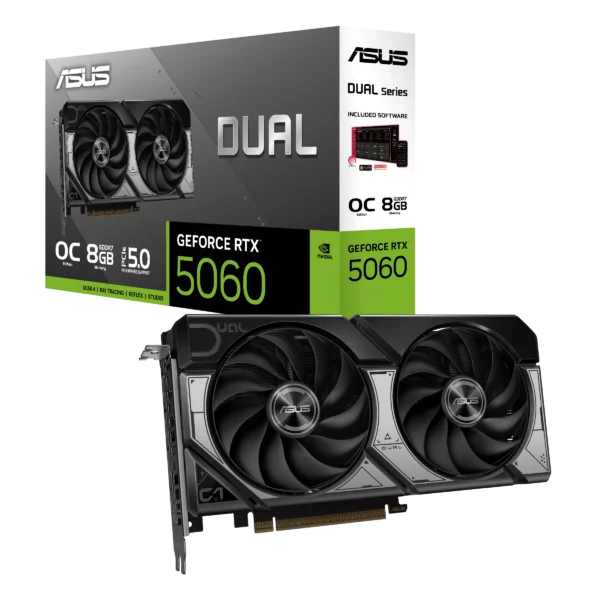 Tarjeta de video ASUS Dual RTX 5060 8GB